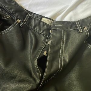 Free people leather pants